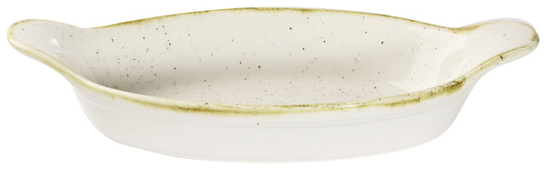 Pfanne Stonecast Barley White oval; 255ml, 20.5x11.3 cm (DxS); biały/brązowy; owalny; 6 sztuka / opakowanie