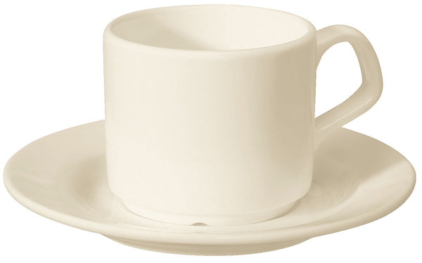 filiżanka do espresso Liberty; 100ml, 6x5.2 cm (ØxW); biel kremowa; okrągły; 6 sztuka / opakowanie