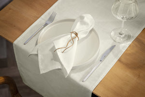 bieżnik na stół Ledana; 320 cm (S); naturalny