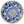 talerz płaski Nostal z rantem; 28x1.9 cm (ØxW); niebieski; okrągły; 4 sztuka / opakowanie