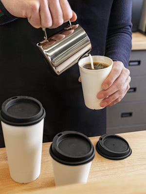 kubek wielokrotnego użytku Clair z pokrywą; 400ml