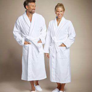 Bademantel Nera; Kleidergröße 2XL/3XL; biały
