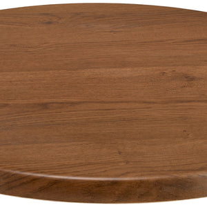 blat Topalit okrągły; 60 cm (Ø); dąb/tytoń bejcowany; okrągły