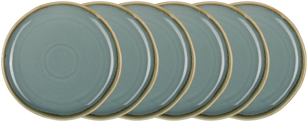 talerz płaski Glaze okrągły; 20 cm (Ø); niebieski; okrągły; 6 sztuka / opakowanie