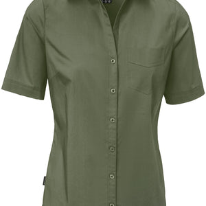 bluzka damska Kim krótki rękaw; Kleidergröße 34; oliwka
