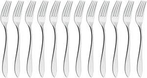 widelec stołowy Salerno matowy; 20.2 cm (D); srebro, Griff srebro; 12 sztuka / opakowanie
