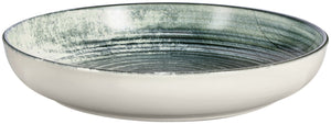 talerz głęboki Etana; 700ml, 22x4 cm (ØxW); biały/antracyt; okrągły; 6 sztuka / opakowanie