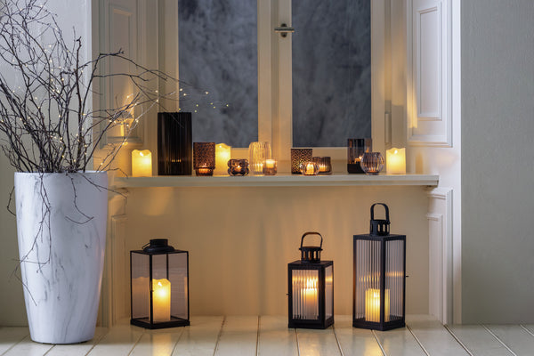 lampion Prya; 15x15x30 cm (DxSxW); czarny