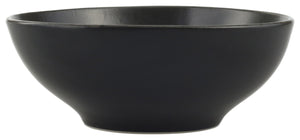 miska Ironstone; 420ml, 14x5.6 cm (ØxW); ciemny brąz/czarny; okrągły; 6 sztuka / opakowanie