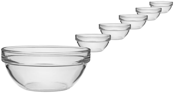  12x5.2 cm (ØxW); transparentny; okrągły; 6 sztuka / opakowanie