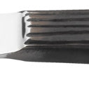 nóż stołowy Kapstadt; 22.6 cm (D); srebro, Griff czarny; 12 sztuka / opakowanie