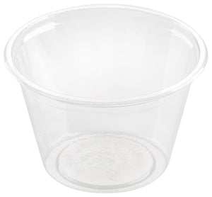 pojemnik do dressingu EcoEcho IX; 120ml, 7.5x4.7 cm (ØxW); transparentny; okrągły; 200 sztuka / opakowanie