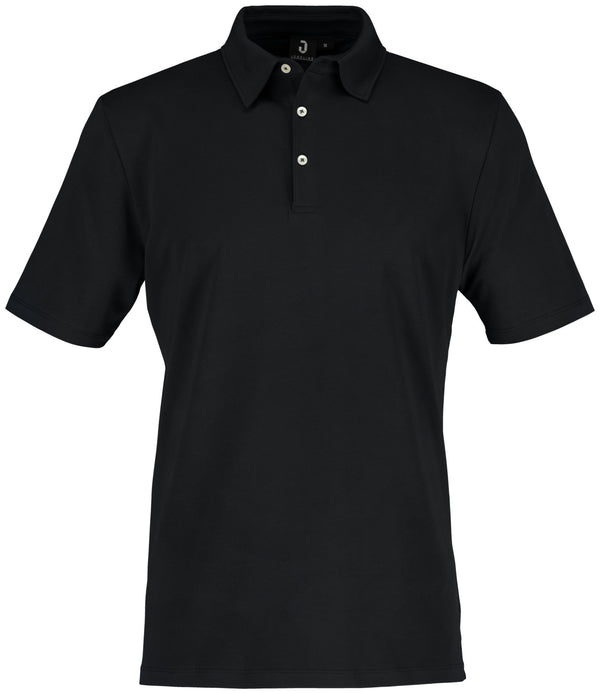 Herren-Polo Malme Halbarm; Kleidergröße L; czarny