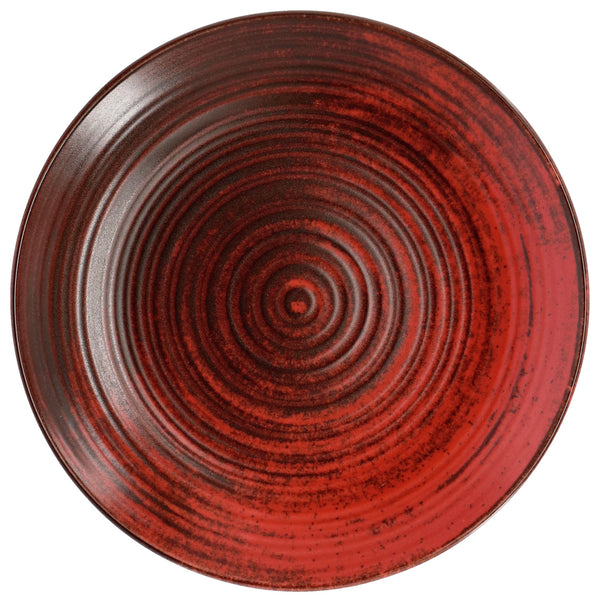 talerz płaski Etana; 17 cm (Ø); czerwony; okrągły; 6 sztuka / opakowanie