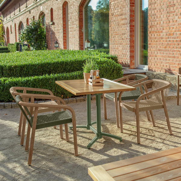 Outdoor-Stuhl Kando; 58x58x75 cm (SxGxW); siedzisko oliwka