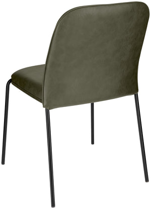 Stapelstuhl Limano Kunstleder; 52x43x82 cm (SxGxW); siedzisko oliwka
