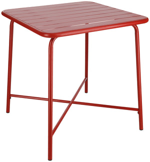 Outdoor Tisch Sentra quadratisch; 70x70x76 cm (DxSxW); czerwony; kwadrat
