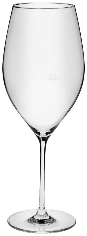 kieliszek do wina czerwonego Dilay ze znacznikiem pojemności; 920ml, 7.7x28 cm (ØxW); transparentny; 0.2 l Füllstrich, 6 sztuka / opakowanie