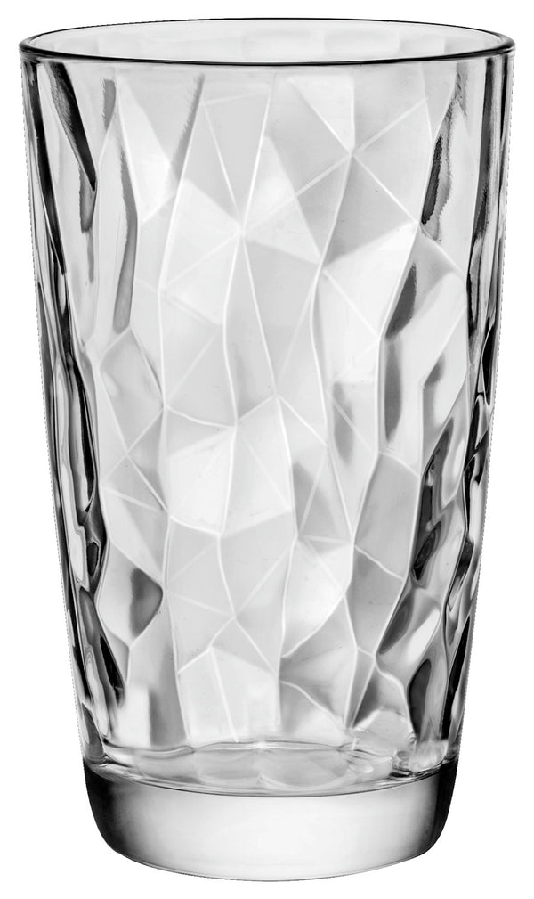 szklanka do longdrinków Diamond; 470ml, 8.5x14.3 cm (ØxW); transparentny; 6 sztuka / opakowanie
