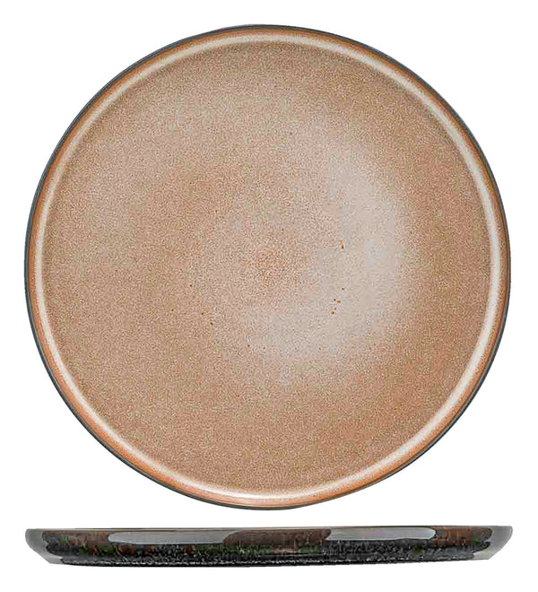 talerz płytki Lerida Desert; 26 cm (Ø); brązowy; okrągły; 4 sztuka / opakowanie