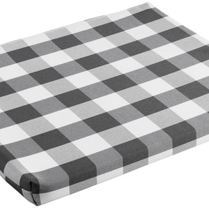 poduszka na krzesło Countryline; 34x39x2.5 cm (SxDxW); szary; kwadrat; 4 sztuka / opakowanie