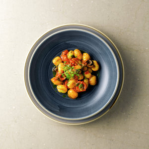 Coupeteller flach Stonecast Blueberry; 26 cm (Ø); niebieski/brązowy; okrągły; 12 sztuka / opakowanie