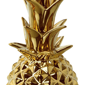 element dekoracyjny Ananas Feena; 10.5x25x10.5 cm (SxWxG); złoto