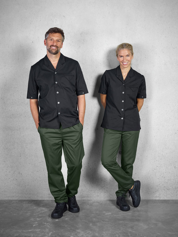 Damenkochjacke Joel; Kleidergröße 34; czarny