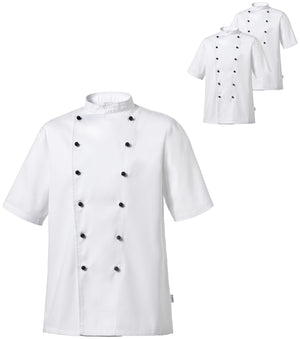 bluza kucharska Realo krótki rękaw; Kleidergröße XS; biały; 3 sztuka / opakowanie