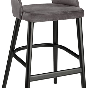 stołek barowy Tonda; 53x62x103 cm (SxGxW); siedzisko taupe