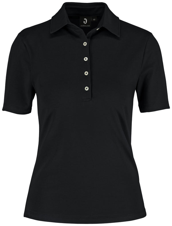 Damen-Polo Malme Halbarm; Kleidergröße S; czarny