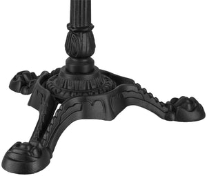 Tischsäule Vintage; 51x51x72 cm (SxDxW); czarny