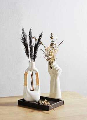 waza Hana; 11.2x10.4x26 cm (DxSxW); beżowy/naturalny