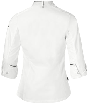 bluza kucharska damska Professional; Kleidergröße 42; biały/szary