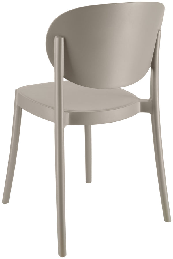 Kunststoffstuhl Neo; 48x50x79 cm (SxGxW); taupe; 2 sztuka / opakowanie
