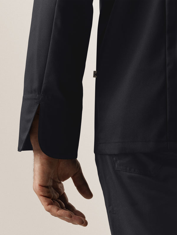 Herrenkochjacke Arnoux; Kleidergröße XS; czarny