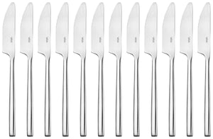 nóż stołowy London; 21.2 cm (D); srebro, Griff srebro; 12 sztuka / opakowanie