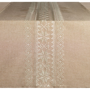 Tischläufer Nova Nordica; 40x130 cm (SxD); piasek/beżowy