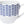 filiżanka do espresso Mixor ze wzorem; 100ml, 6.2x5.5 cm (ØxW); biały/niebieski; okrągły; 6 sztuka / opakowanie