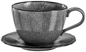 Kaffee-Obertasse Antiqus; 300ml, 10x7 cm (ØxW); szary; 6 sztuka / opakowanie