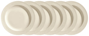 talerz płaski Skyline; 25.5 cm (Ø); biel kremowa; okrągły; 6 sztuka / opakowanie