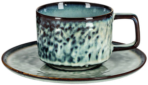 spodek do filiżanki do kawy Raja; 15 cm (Ø); niebieski; okrągły; 6 sztuka / opakowanie