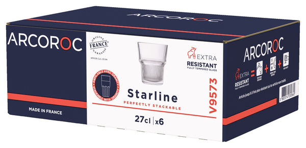 Longdrinkglas Starline stapelbar ; 270 ml