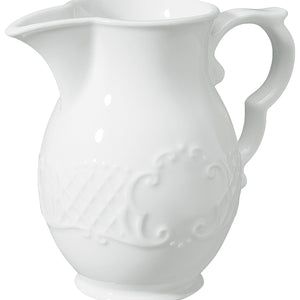 dzbanek Menuett z uchwytem; 250ml, 5.6x9.8 cm (ØxW); biały; okrągły; 6 sztuka / opakowanie