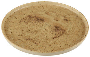 talerz płaski Natura z rantem; 30x2.15 cm (ØxW); jasny brązowy/ciemny brąz; okrągły; 6 sztuka / opakowanie
