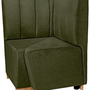 Eckbank Espara; 70x70x101 cm (SxGxW); siedzisko zielony