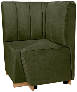 Eckbank Espara; 70x70x101 cm (SxGxW); siedzisko zielony