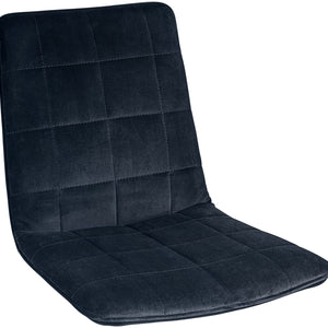 siedzisko Milaria aksamit; 60x48x46 cm (SxGxW); ciemny niebieski; 2 sztuka / opakowanie