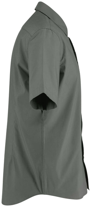 Hemd Kurzarm Porter Regular Fit; Kleidergröße 41/42; ciemny szary