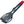Doppelwender/Servierzange Duetto-Flonal Plus; 28.9x7.2x2 cm (DxSxW); czarny/czerwony